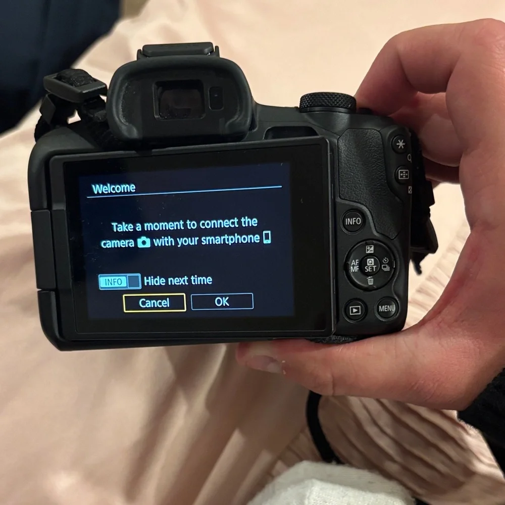 Canon EOS Digital Camera with Black Finish and Articulating Screen